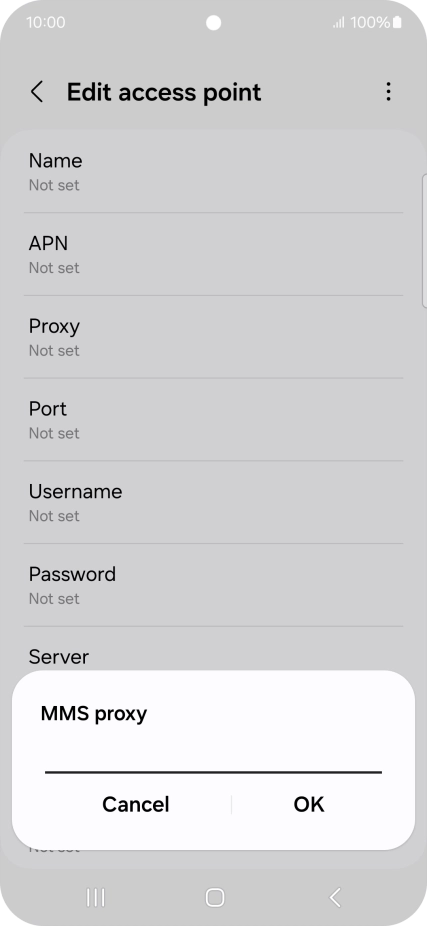 Key in 10.202.002.060 and press OK.