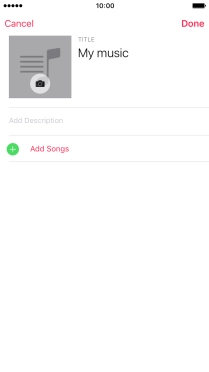 Press Add Songs.