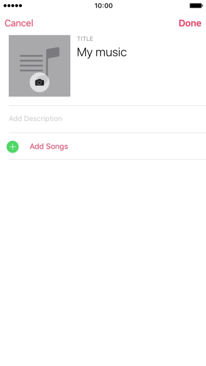 Press Add Songs.
