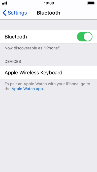 Press the required Bluetooth device and follow the instructions on the screen to pair the device with your phone. Press the required Bluetooth device and follow the instructions on the screen to pair the device with your phone.
