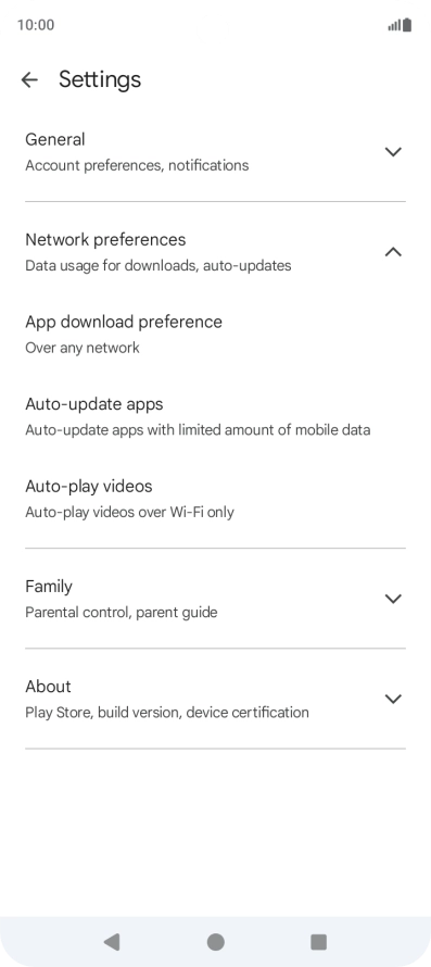 Press Auto-update apps. Press Auto-update apps.