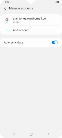 Press the Home key to return to the home screen.