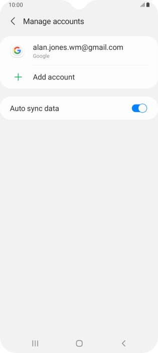 Press the Home key to return to the home screen.
