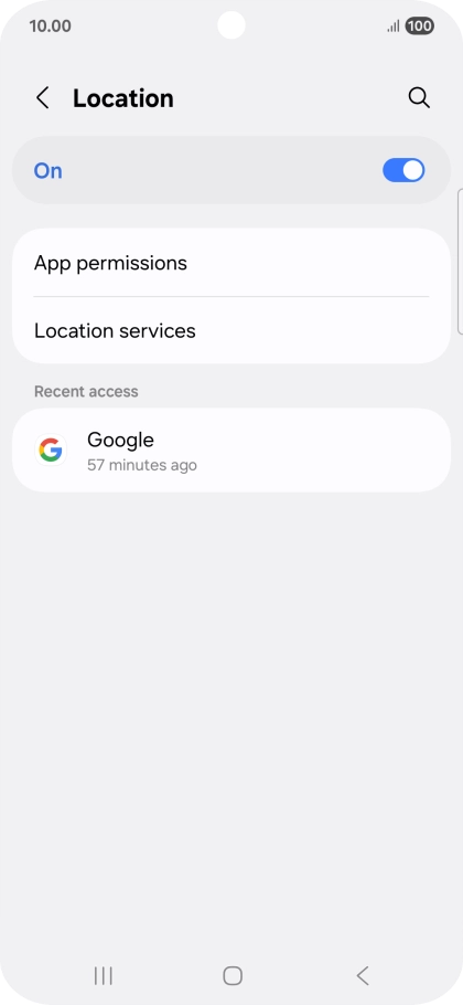 Press App permissions. Press App permissions.