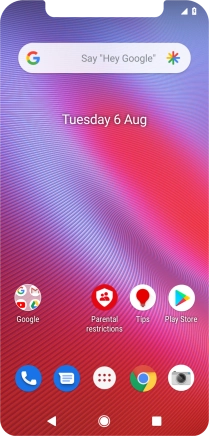 When the battery charging icon is displayed, the battery is charging.