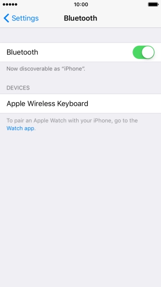Press the required Bluetooth device and follow the instructions on the screen to pair the device with your phone. Press the required Bluetooth device and follow the instructions on the screen to pair the device with your phone.