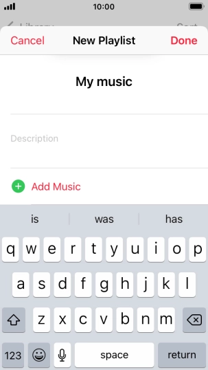Press Add Music.