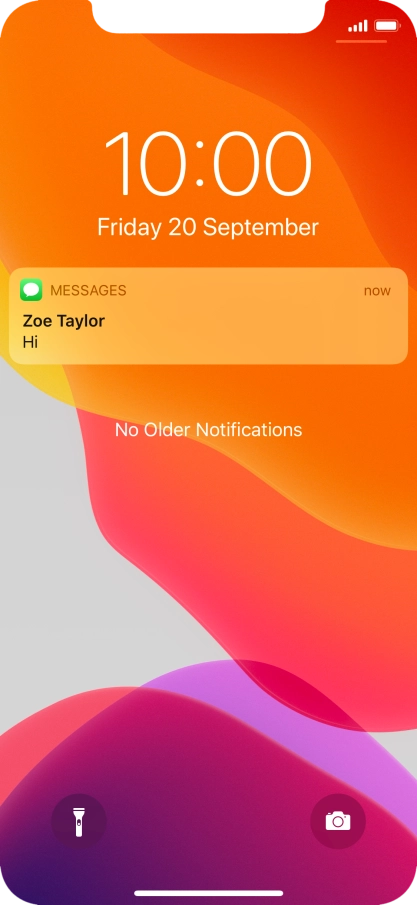 Press the required notification and follow the instructions on the screen to use the selected function. Press the required notification and follow the instructions on the screen to use the selected function.