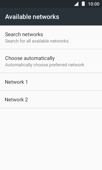 Press Choose automatically.