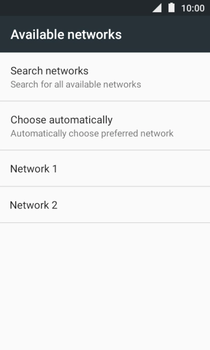 Press Choose automatically.