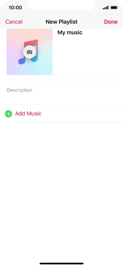 Press Add Music.
