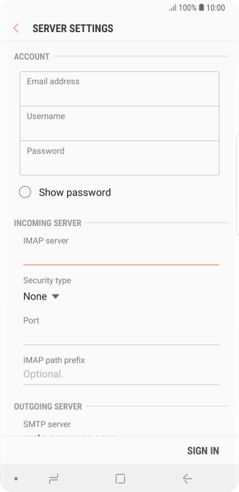 Press the drop down list below 