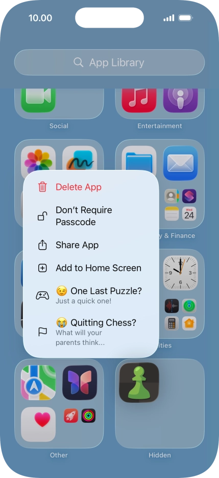 Press Don't Require Passcode.