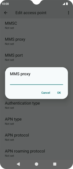 Key in 10.24.59.200 and press OK. Key in 10.24.59.200 and press OK.
