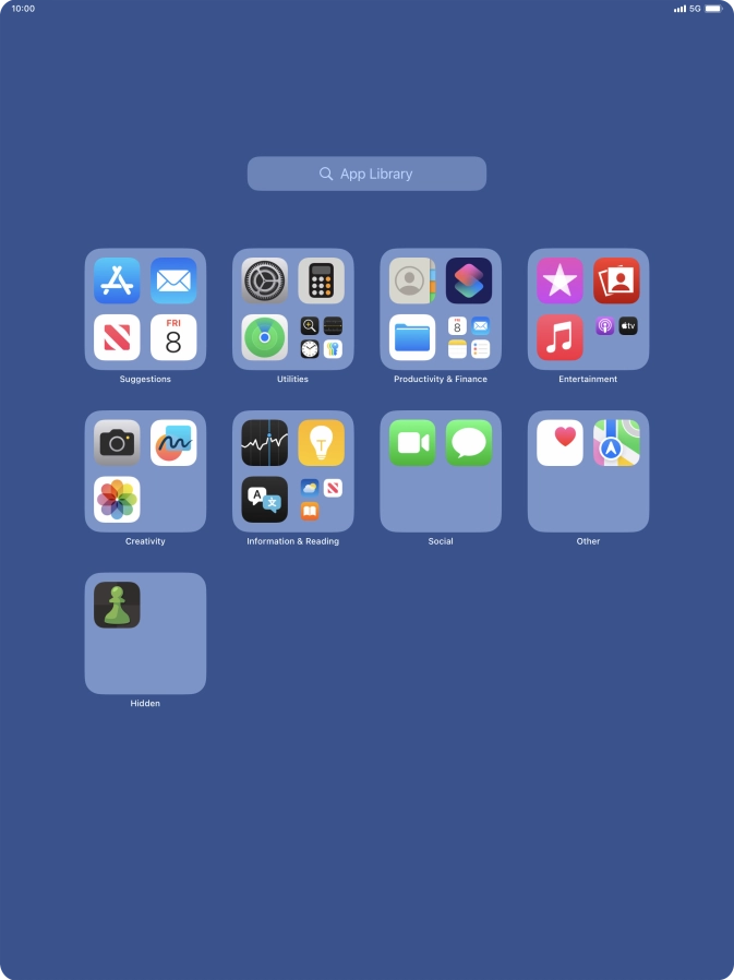 Press and hold the required app. Press and hold the required app.