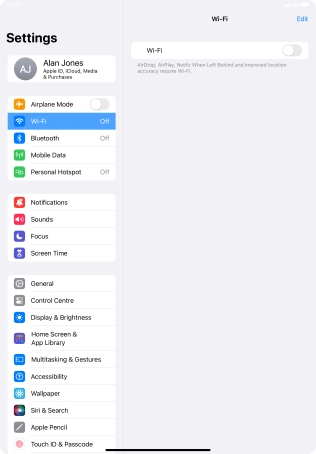 Press the indicator next to Press the indicator next to
