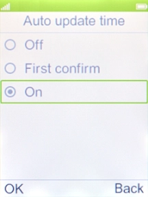 Select On.