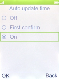Select On.