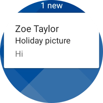 Press the required email message to read it. Press the required email message to read it.