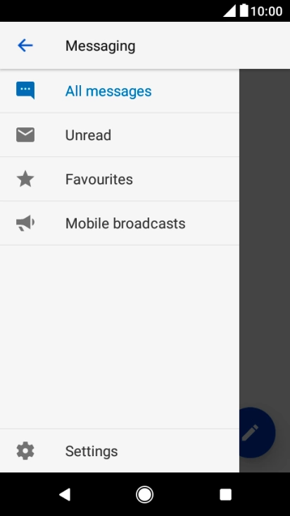 Press Settings.