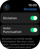 Press the Digital Crown twice to return to the home screen.