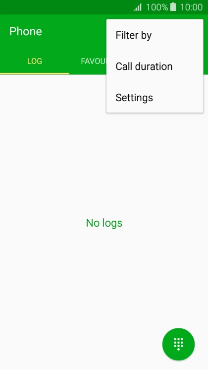 Press Settings.