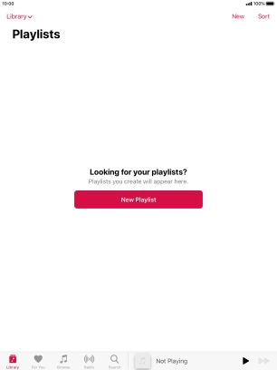 Press New Playlist.
