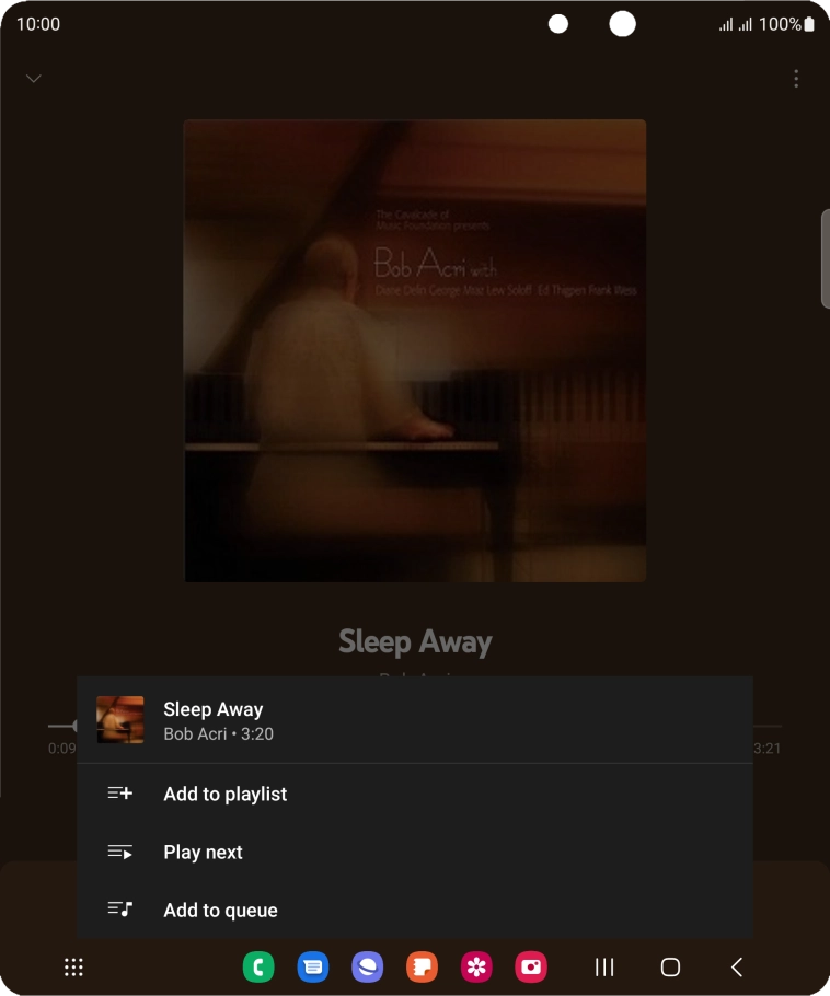Press Add to playlist.