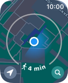 Press the search icon. Press the search icon.