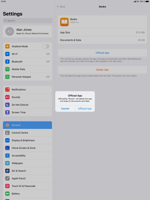 Press Offload App. Press Offload App.