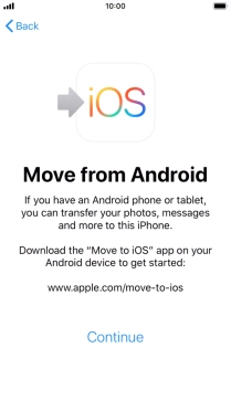 To transfer content to your phone, you need to install the app To transfer content to your phone, you need to install the app