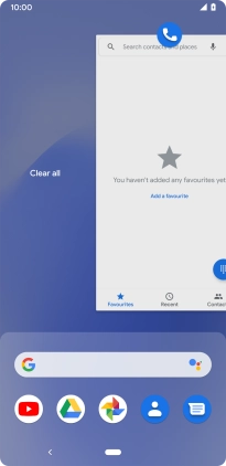 To end one running application, slide your finger upwards on the required application. To end one running application, slide your finger upwards on the required application.
