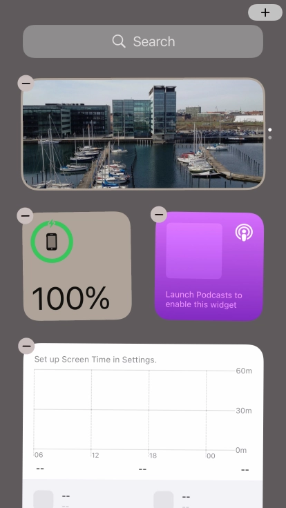 Press the add icon.