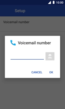 Key in +61414121121 and press OK.