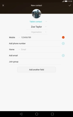 Press the drop down list next to the phone number.