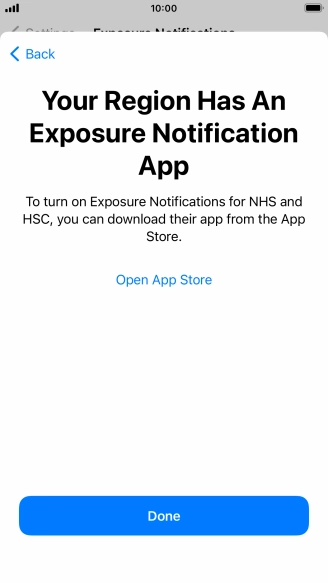 Press Open App Store and follow the instructions on the screen to download and install the app.
