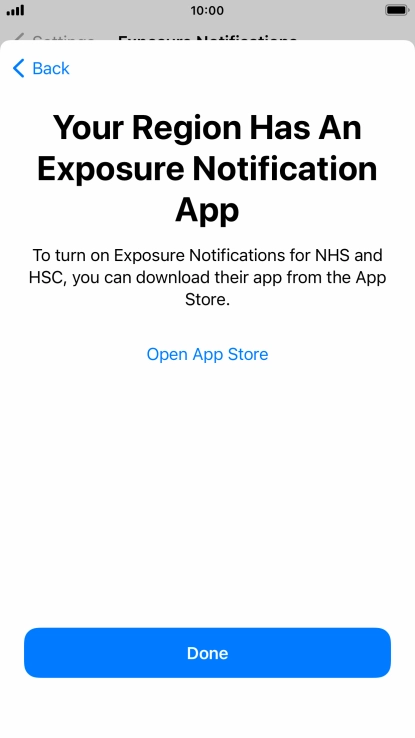 Press Open App Store and follow the instructions on the screen to download and install the app.