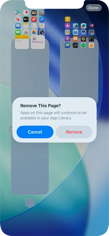 Press Remove. Press Remove.