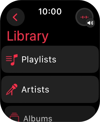 Press Playlists.