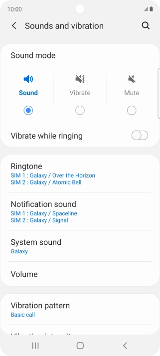 Press Ringtone.