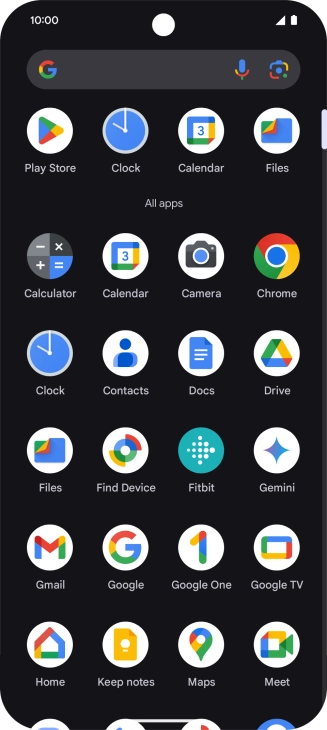 Press Play Store.