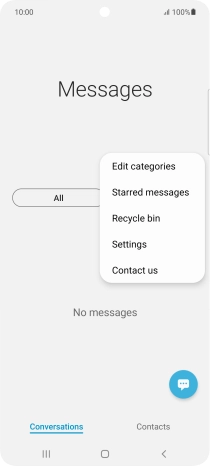 Press Settings.