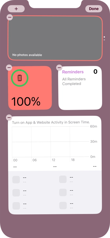 Press the add icon.