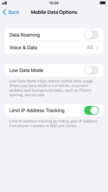 Press Voice & Data. Press Voice & Data.