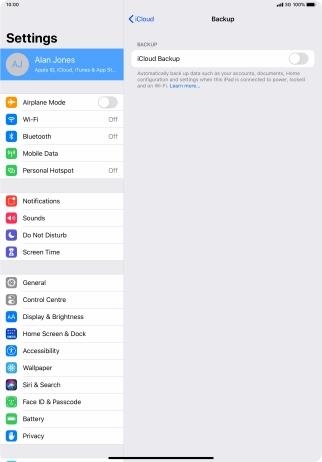 Press the indicator next to Press the indicator next to