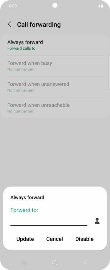 Press Disable.