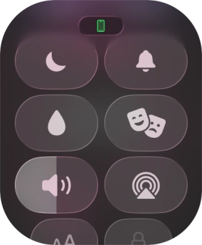 Press the Do Not Disturb icon to turn the function on or off.