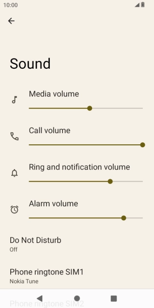 Press Phone ringtone. Press Phone ringtone.