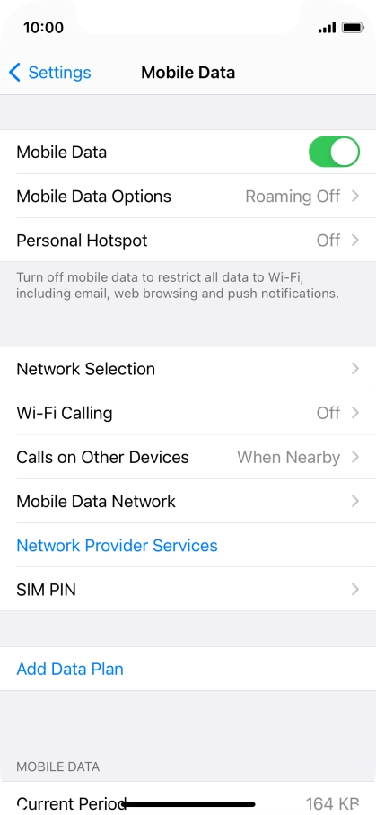 Press Add Data Plan. Press Add Data Plan.