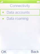 Select Data roaming. Select Data roaming.